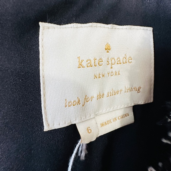 KATE SPADE NEW YORK Metallic Houndstooth Tweed Hourglass Dress Size 6 NWOT - Picture 8 of 11